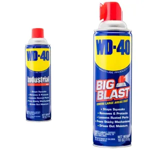 WD-40 Multi-Use Product, Industrial Size, 16 OZ & Multi-Use Product with Big-Blast Spray, 18 OZ