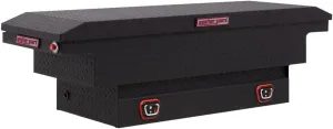 Weather Guard Saddle Truck Tool Box Aluminum Low Profile Textured Matte Black