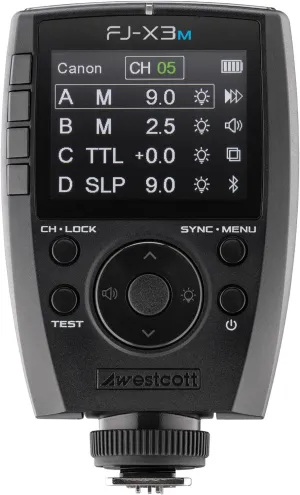 Westcott FJ-X3 M Universal Wireless Flash Trigger with Multi-Brand Camera Mount (Compatible with Canon, Sony, Nikon, Fuji, Panasonic, & Olympus Cameras)