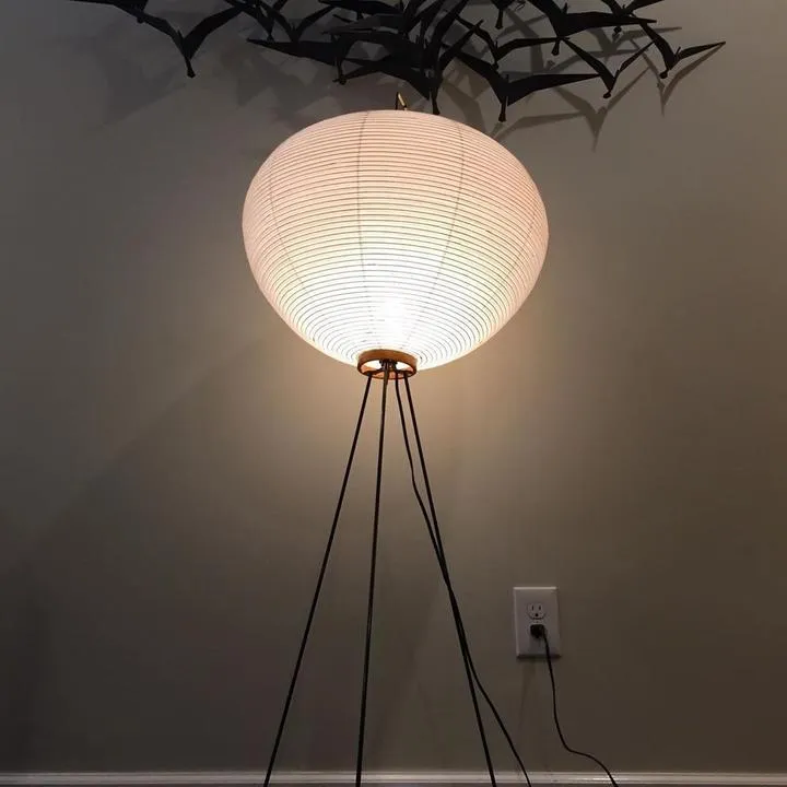 White Paper Lantern Table Lamp & Floor Lamp
