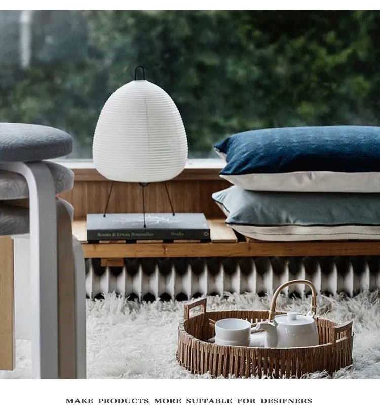 White Paper Lantern Table Lamp & Floor Lamp