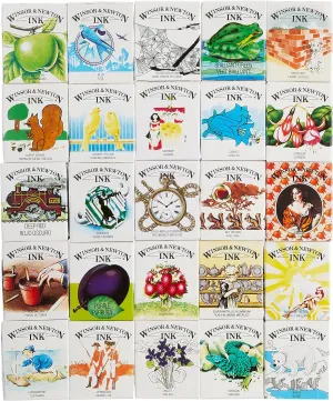 Windsor & Newton Drawing Ink 14ML 25C Set (Japan Import)