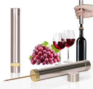 Wine Opener Air Pressure Wine Bottle Opener,Portable Wine Opener for Home, Restaurant, Party, Travel, Camping, for Wine Lover