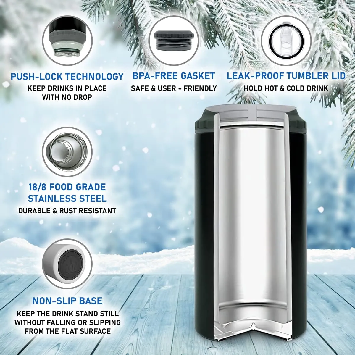 winorax Captain Tumbler Can Cooler 4-in-1 I'm The Captain & I'm Always Right Boating Stainless Steel Cup with Lid 16oz Boater Gifts For Men Boat Lover Gift For Boats Owner Boaters Gift Ideas
