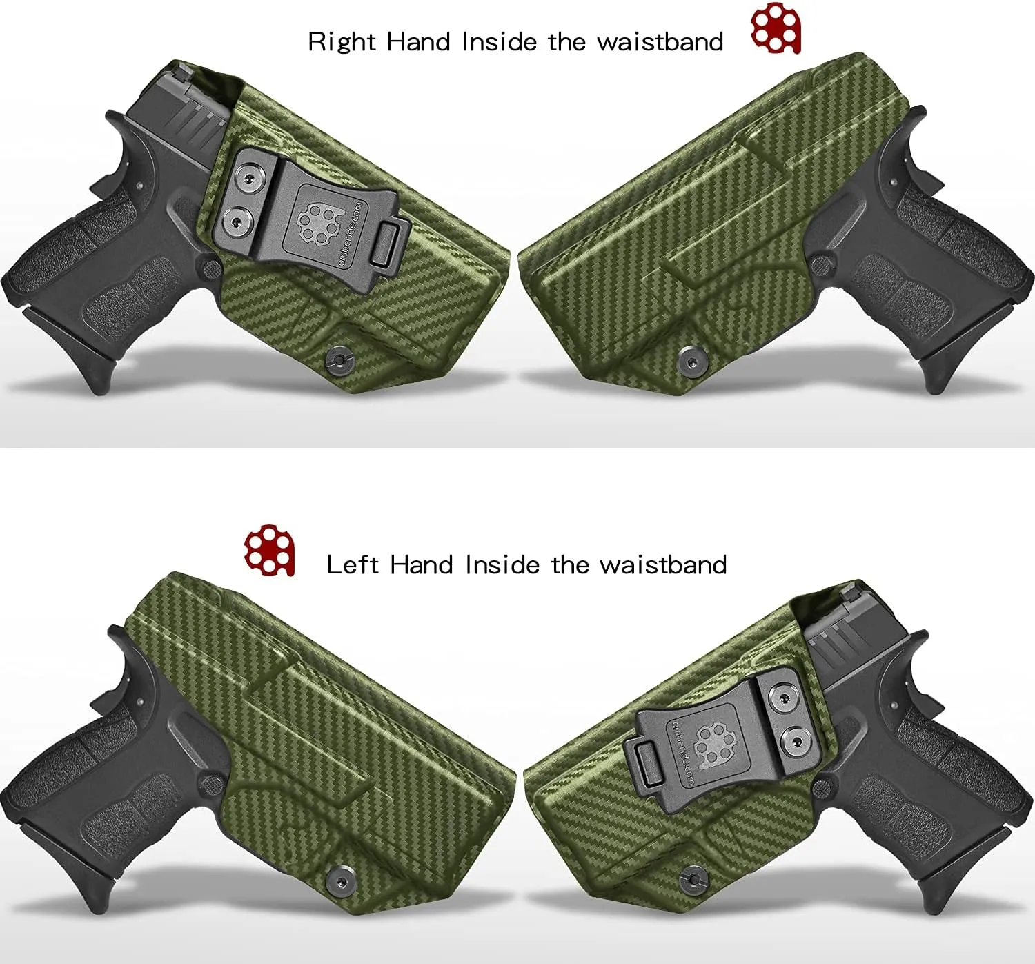 XDS Holster XDS MOD 2 Holster IWB & OWB Kydex Fit: Springfield XD-S 3.3" & XD-S MOD.2 3.3" Pistol – 9mm / .40 S&W / .45 ACP – Adj. Cant Concealed Carry & 'Posi-Click' Retention – No Wear or Jitter