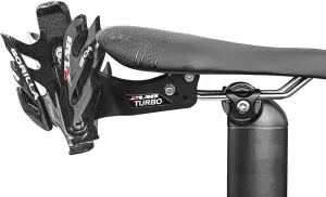 XLAB Turbo Wing System - Gorilla - Dual Rear Hydration System for Road and Triathlon Bikes – Gloss Black Cages
