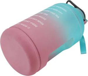 Yardwe 1pc Gradient Petg Plastic Water Bottle Creative Water Jug for Travel Camping and Outdoor Activities Lightweight Food-grade Material Portable Hydration