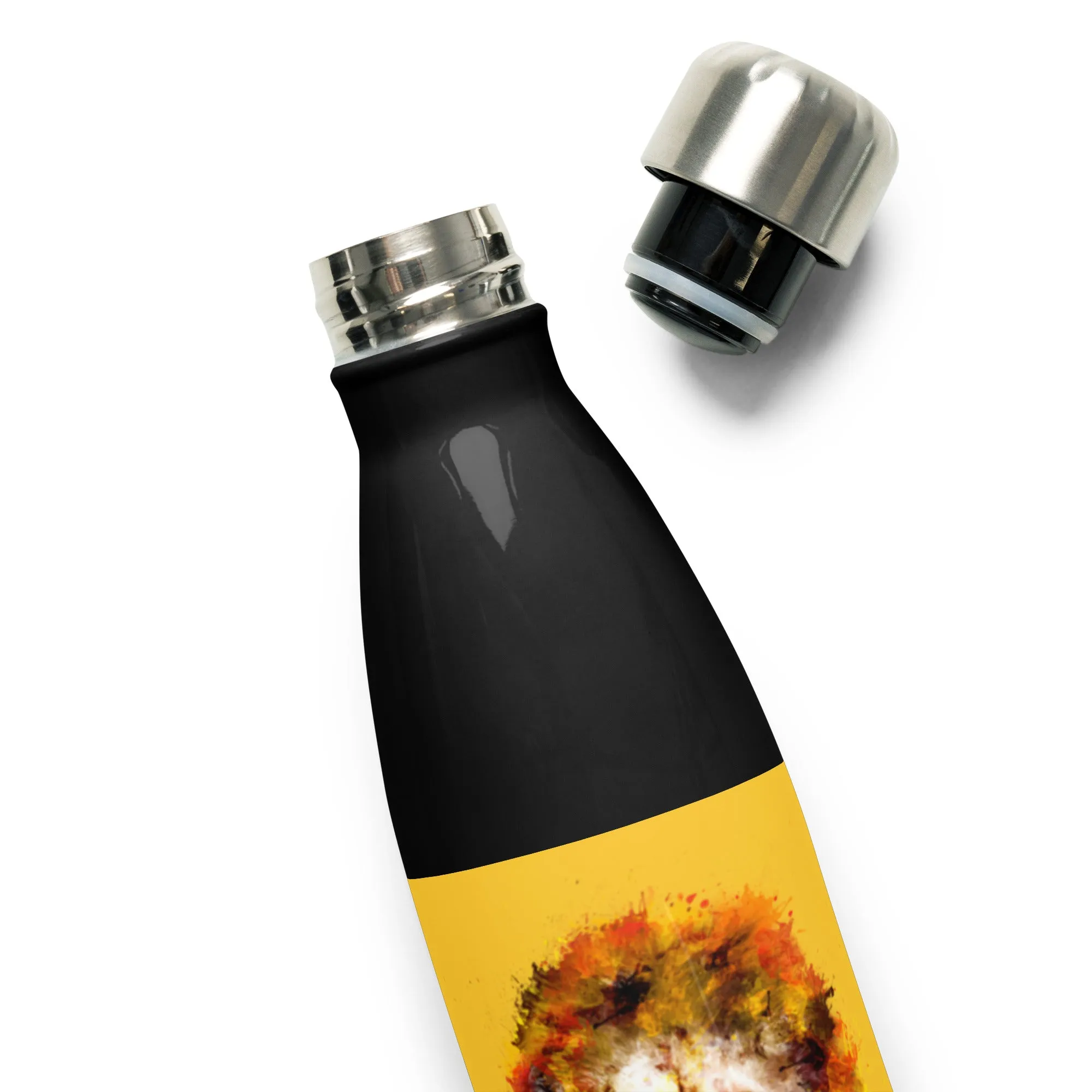 Yellow Stainless Steel Water Bottle