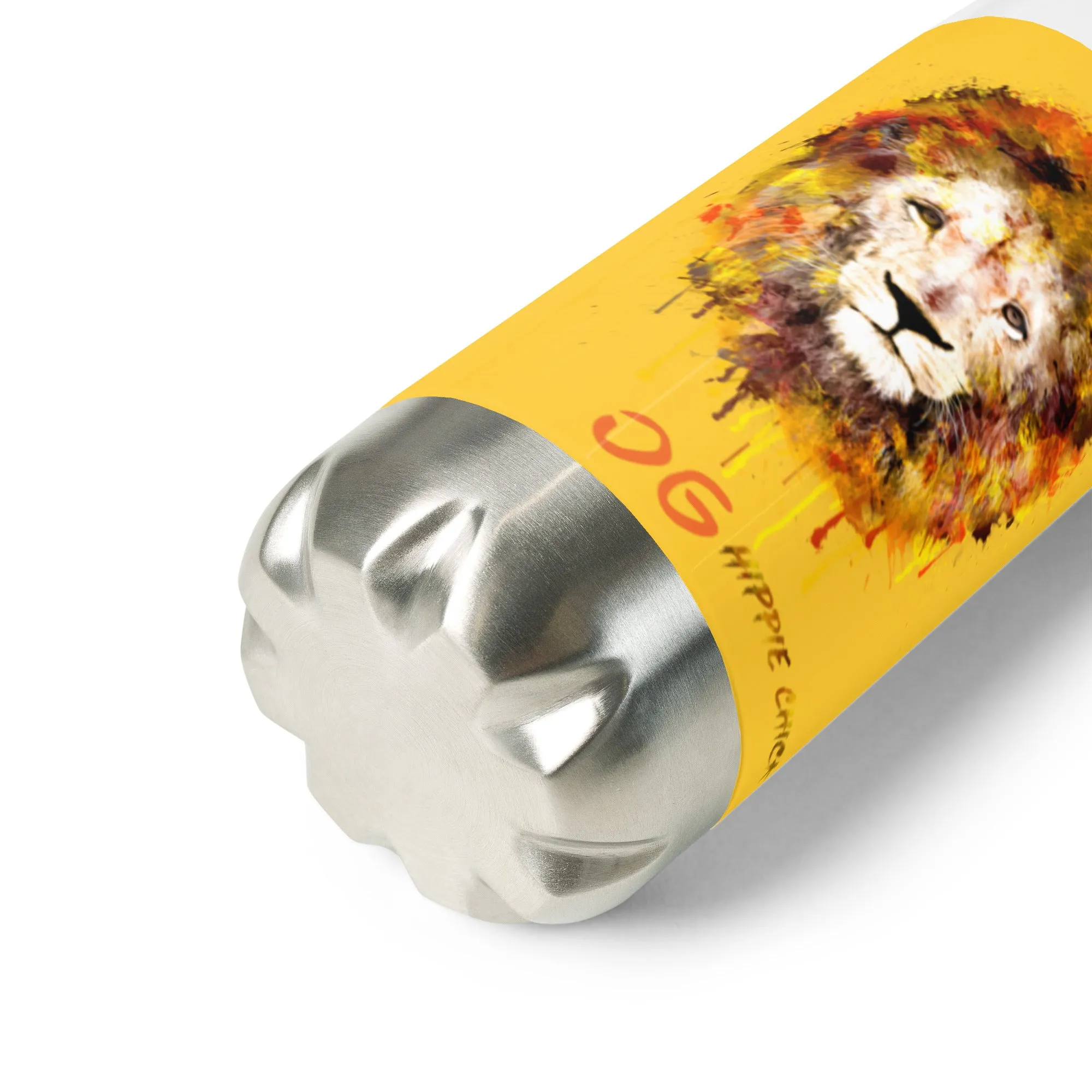 Yellow Stainless Steel Water Bottle