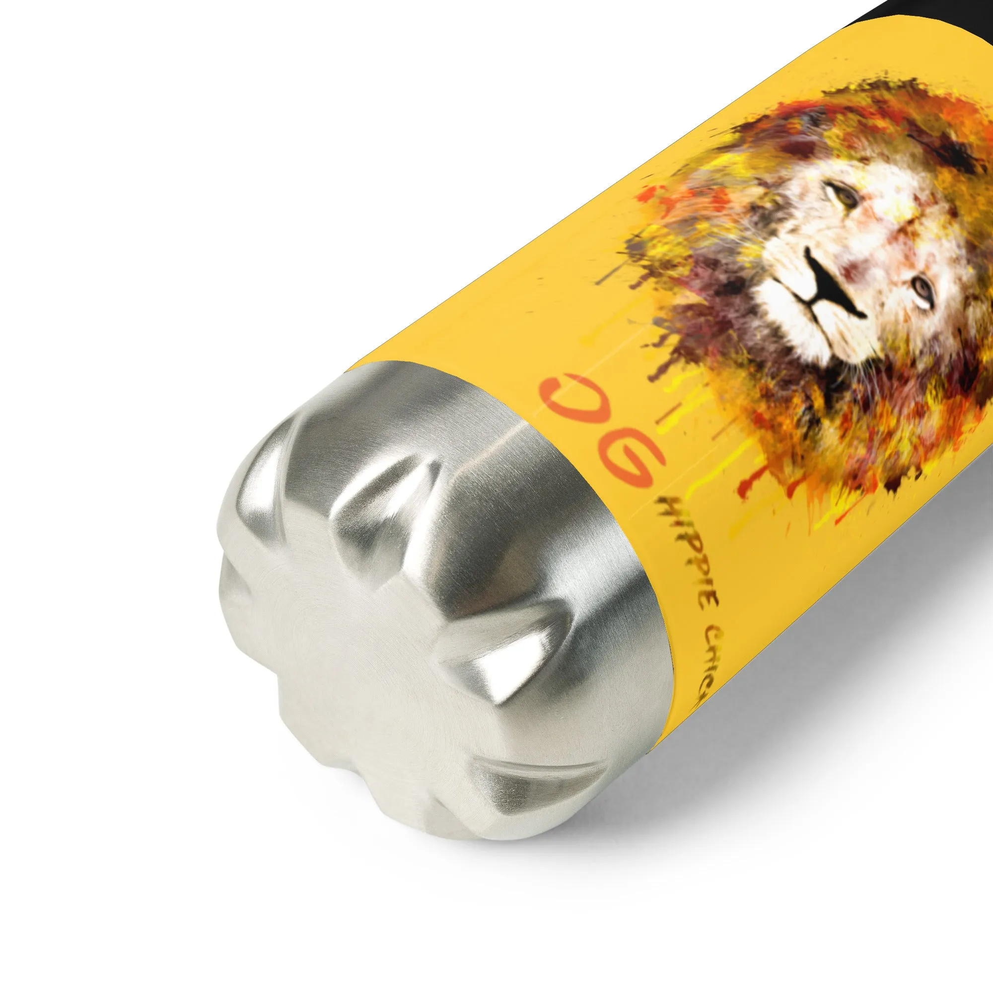 Yellow Stainless Steel Water Bottle
