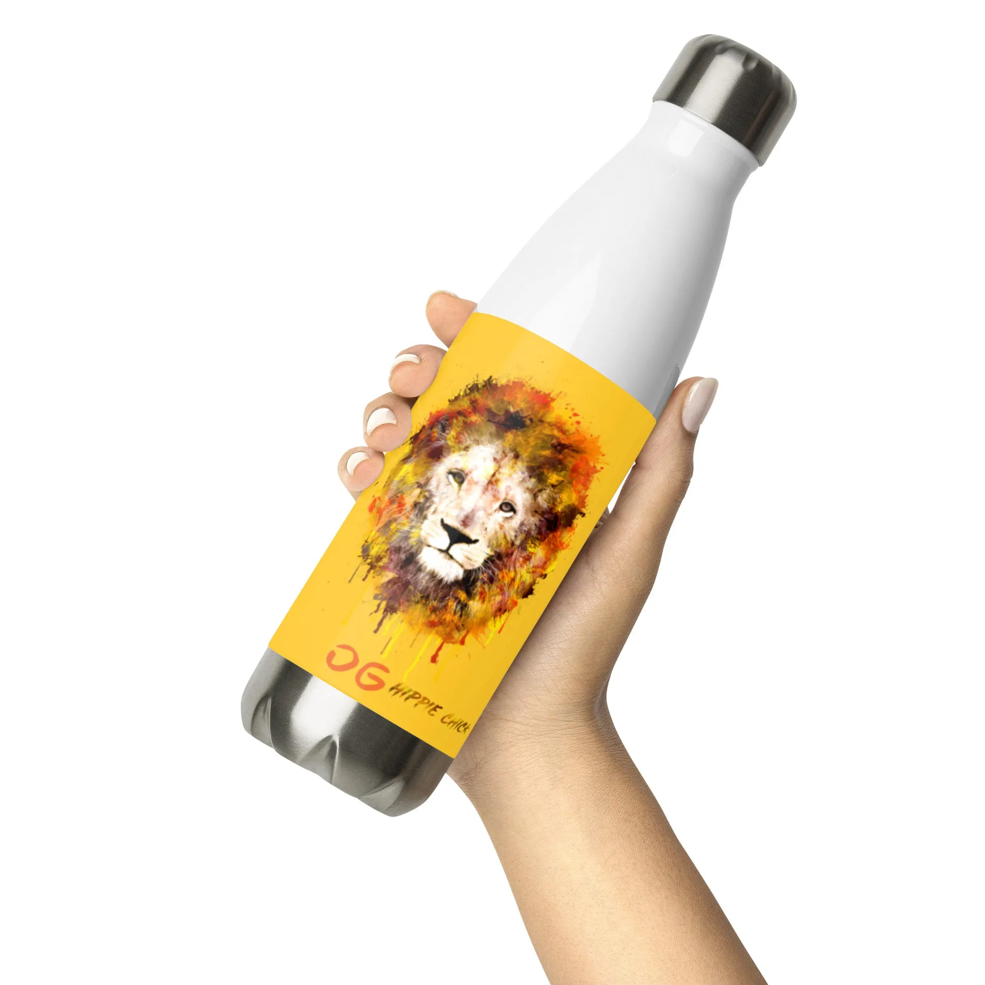 Yellow Stainless Steel Water Bottle
