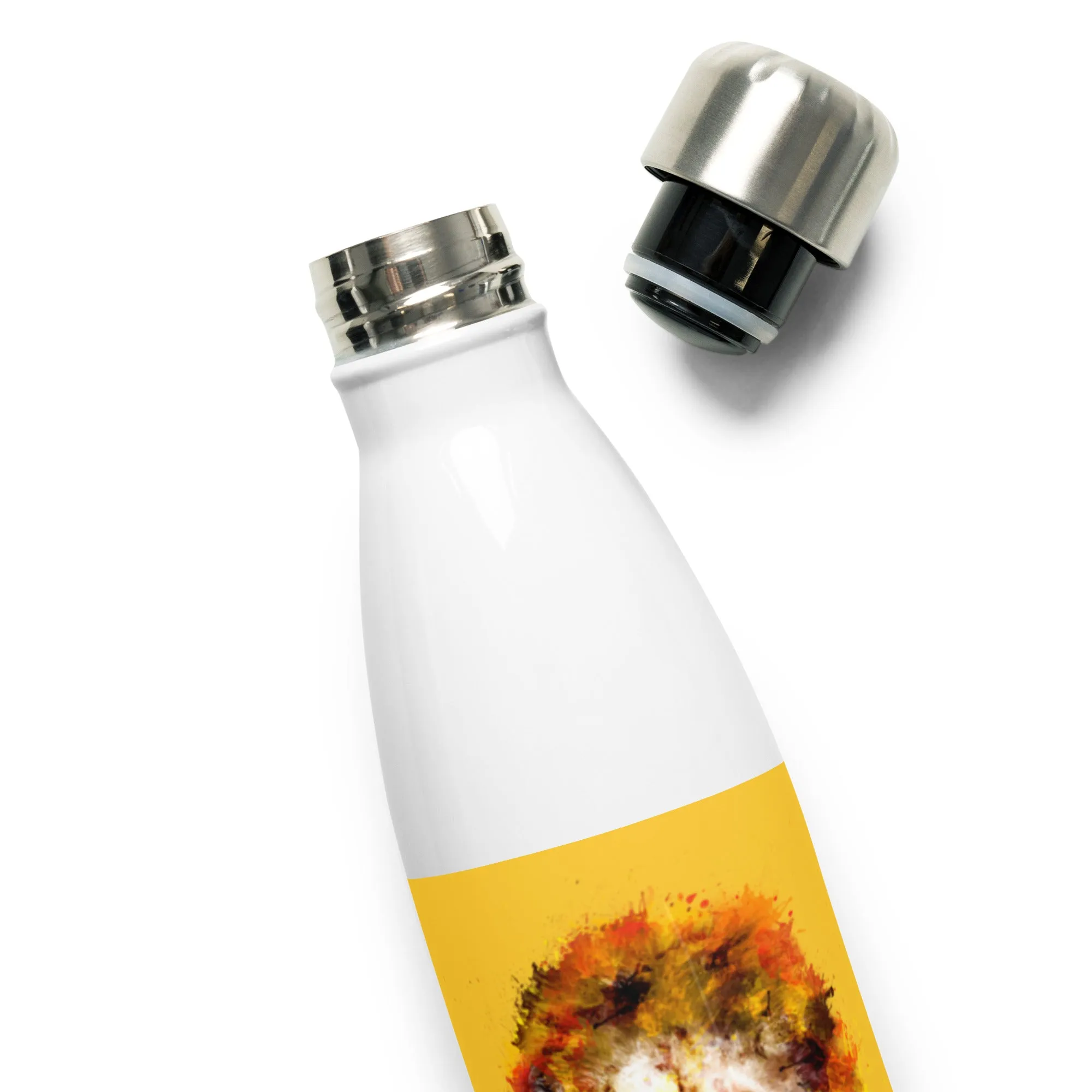 Yellow Stainless Steel Water Bottle