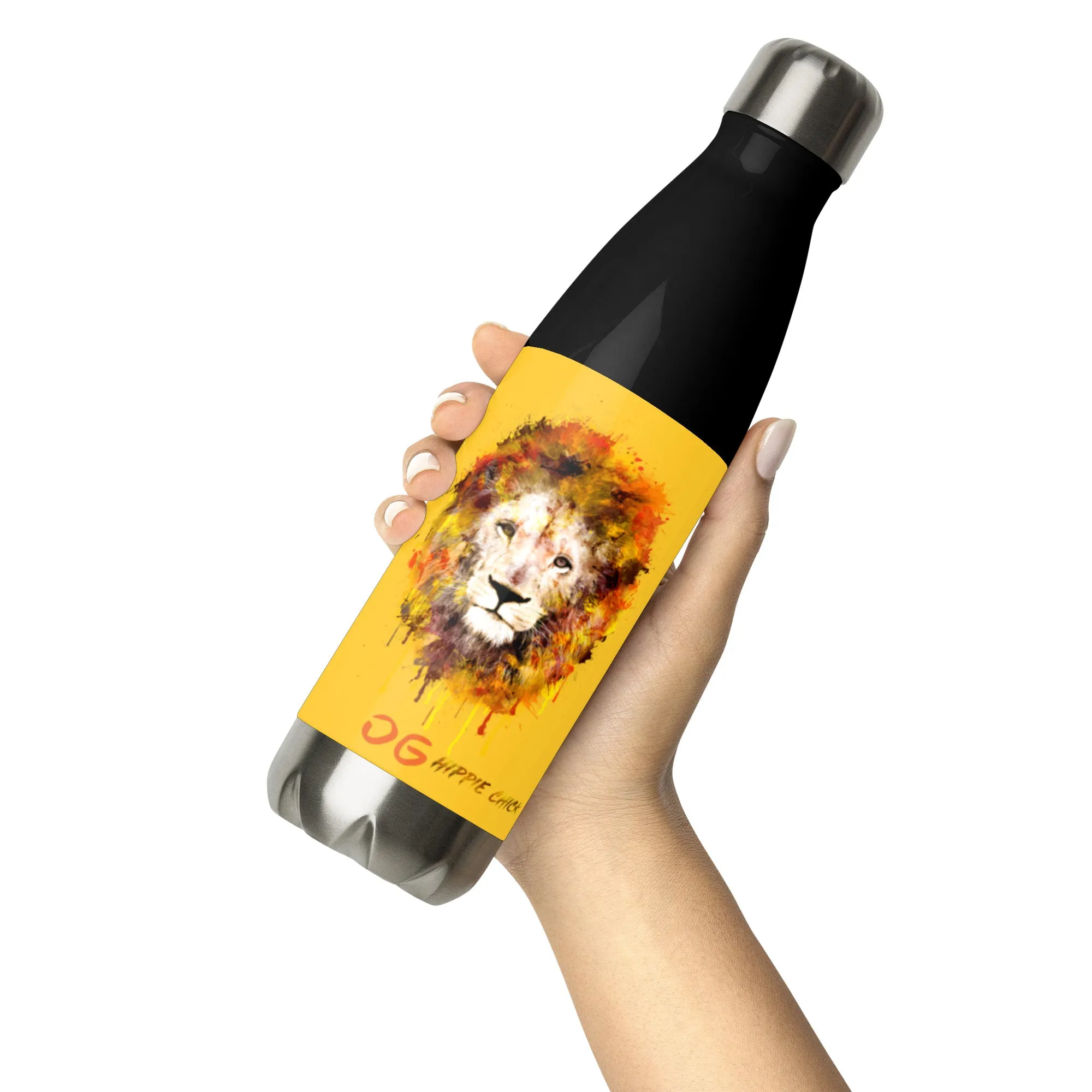 Yellow Stainless Steel Water Bottle