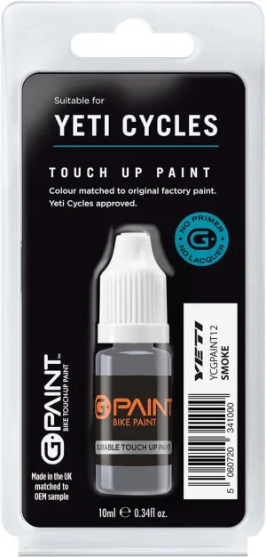 Yeti Bike Touch-Up Paint - SMOKE - 10ml Bottle - Touch-Up Paint Kit for Scratched or Chipped Bike Frames - GPaint Bike Paint