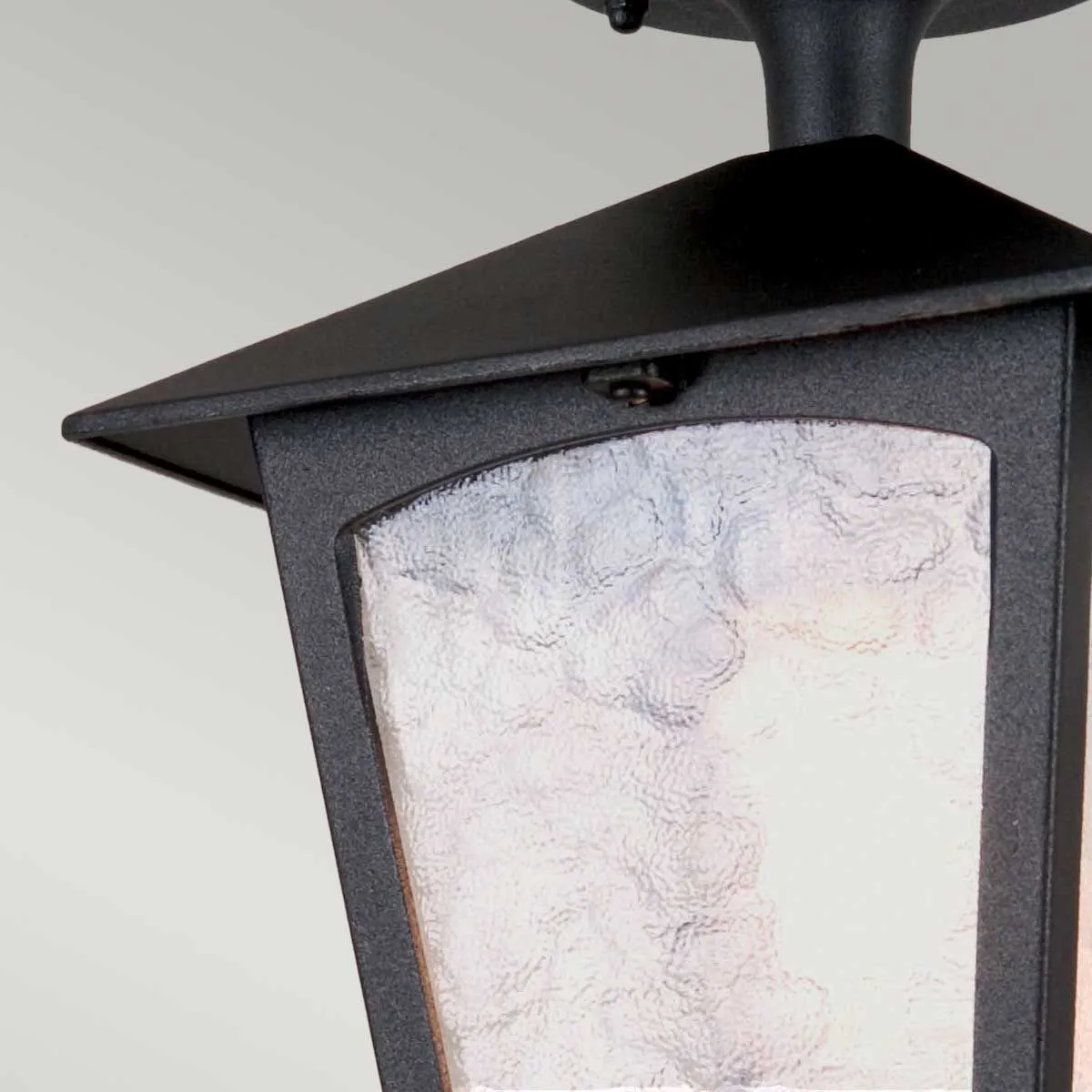 York 1 Light Porch Lantern | Black