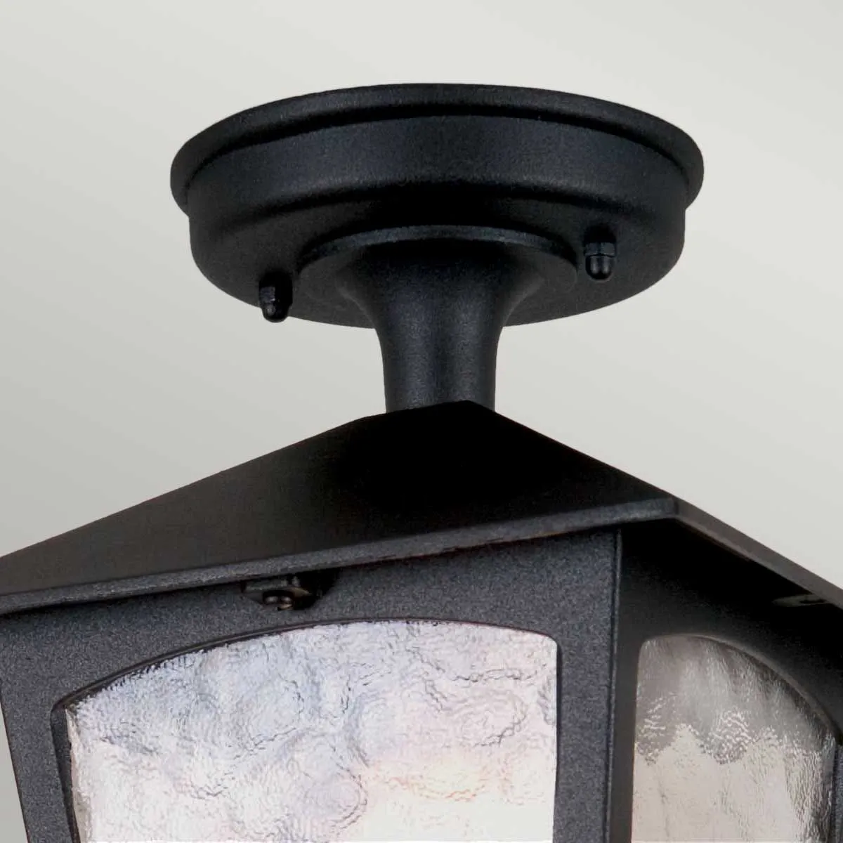 York 1 Light Porch Lantern | Black