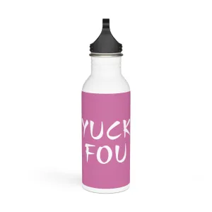 Yuck Fou Stylish Stainless Steel Water Bottle - Eco-Friendly, Durable, Perfect for On-the-Go - Pink