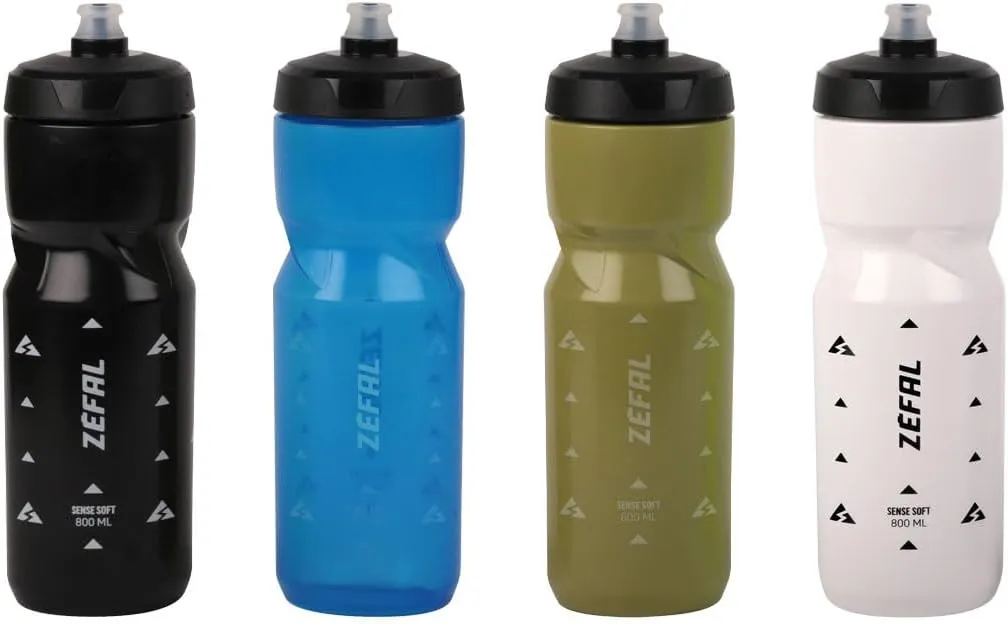 ZEFAL Sense Soft 80 Water Bottle, Olive Green, 800ml