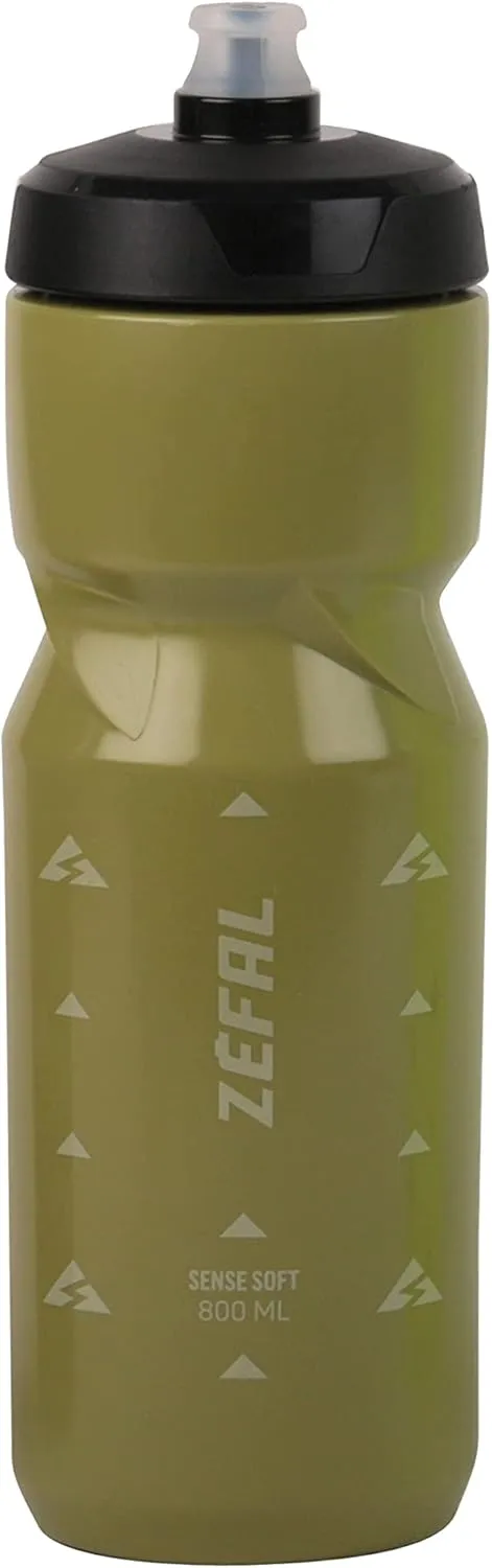 ZEFAL Sense Soft 80 Water Bottle, Olive Green, 800ml
