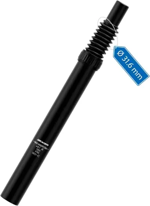 Zoom Bike Suspension Seatpost：27.2 / 30.9 / 31.6 x 350 mm Shock Absorber Damper Bicycle Seat Post for E-Bike MTB BMX