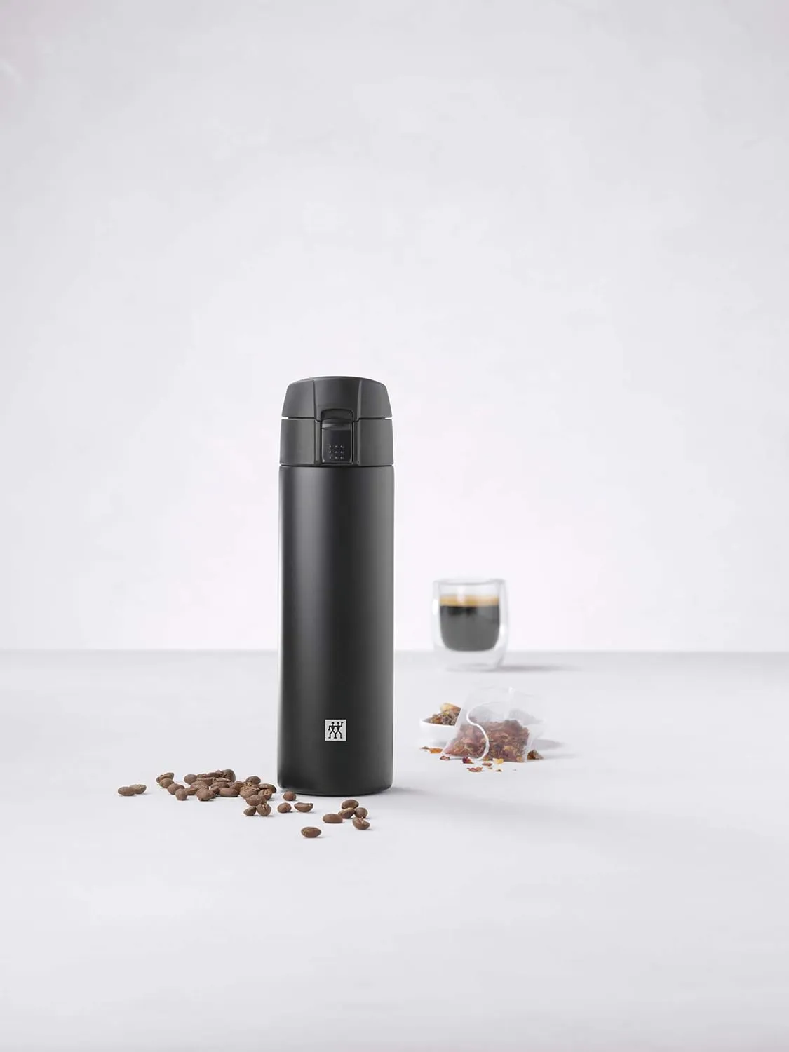ZWILLING Thermo Travel Bottle, 15.2 oz, Matte Black