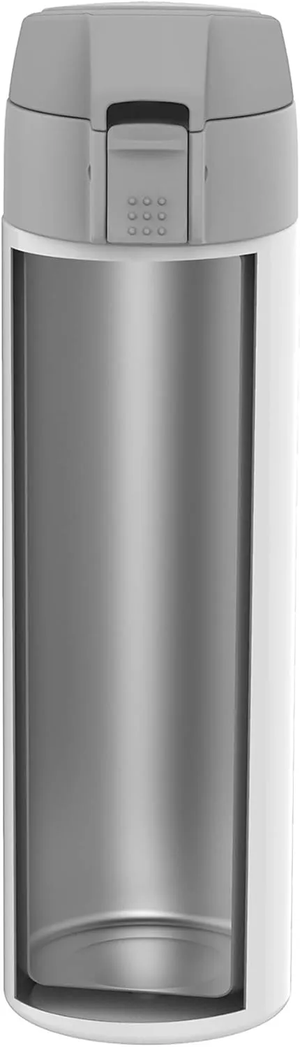 ZWILLING Thermo Travel Bottle, 15.2 oz, Silver-White