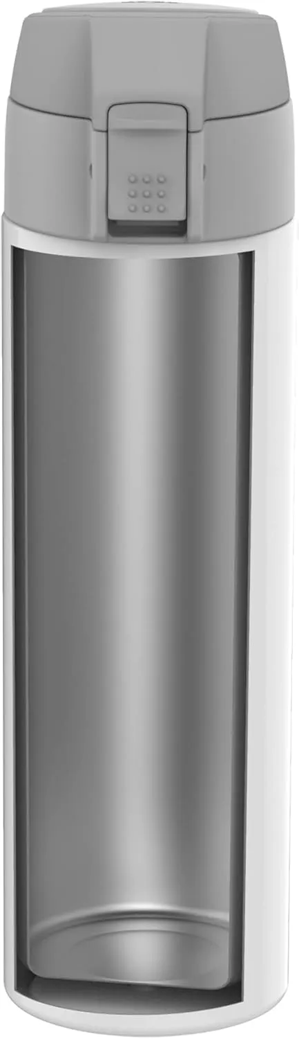 ZWILLING Thermo Travel Bottle, 15.2 oz, Silver-White