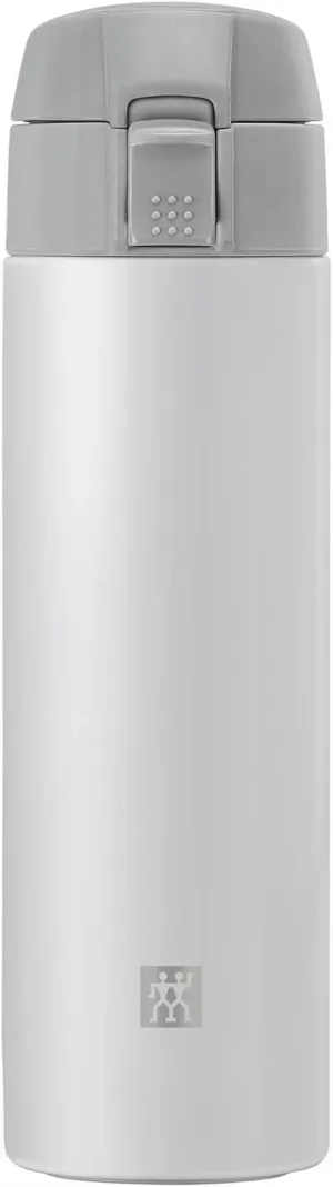 ZWILLING Thermo Travel Bottle, 15.2 oz, Silver-White